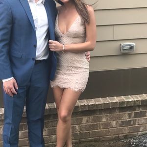 Rose Gold Mini Dress.